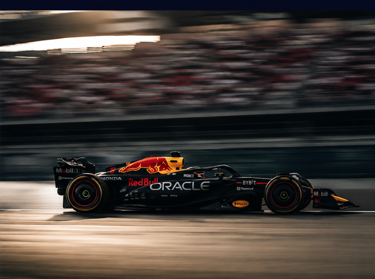 F1 cars racing at high speed - the commercial dynamics behind the business of motorsport
